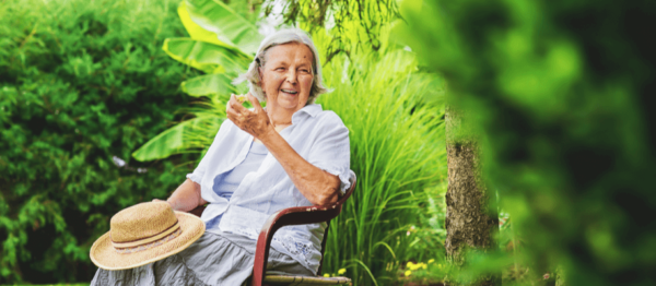 An older adult recovering after a hospital stay in recuperative care in Los Angeles