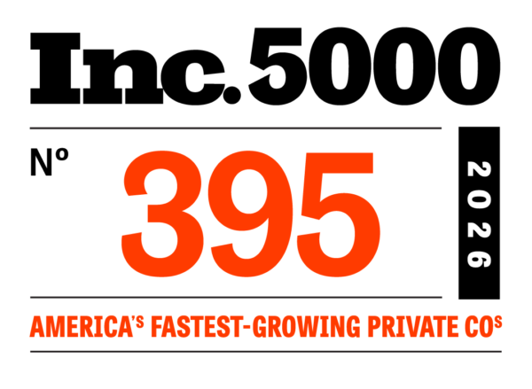 2026 Inc. 5000 No. 395 overall ranking badge