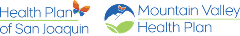 Health Plan of San Joaquin and Mountain Valley Health Plan logo - Medi-Cal managed care partner of Anchor Co-Living